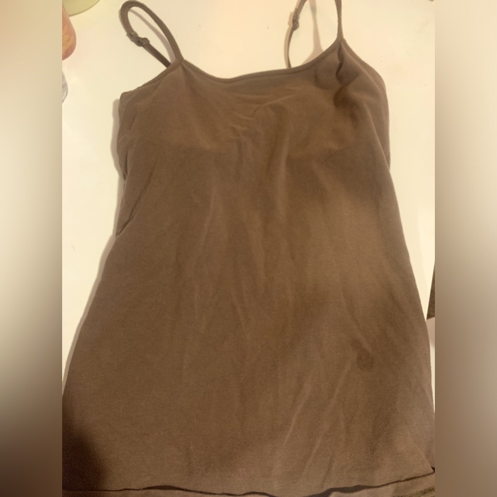 cute brown tank top